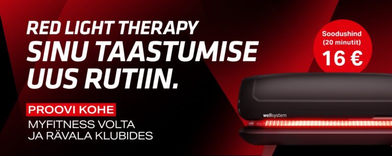 MyFitness Volta ja MyFitness Rävala Red Light Therapy