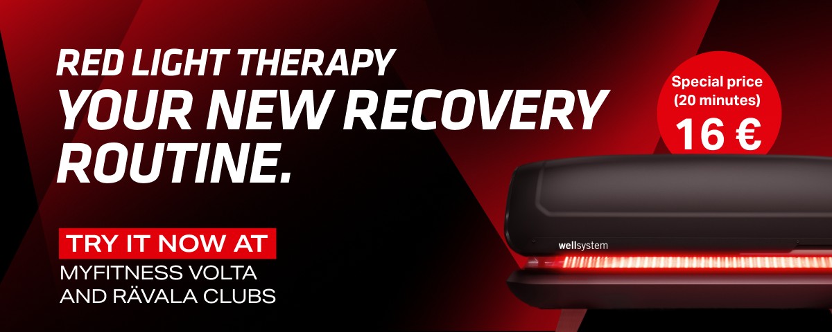 MyFitness Volta ja MyFitness Rävala Red Light Therapy